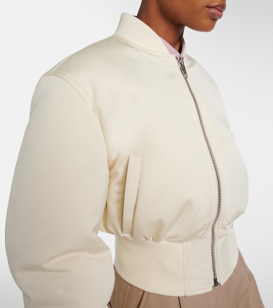  Balenciaga Balenciaga Cropped Bomber Jacket 