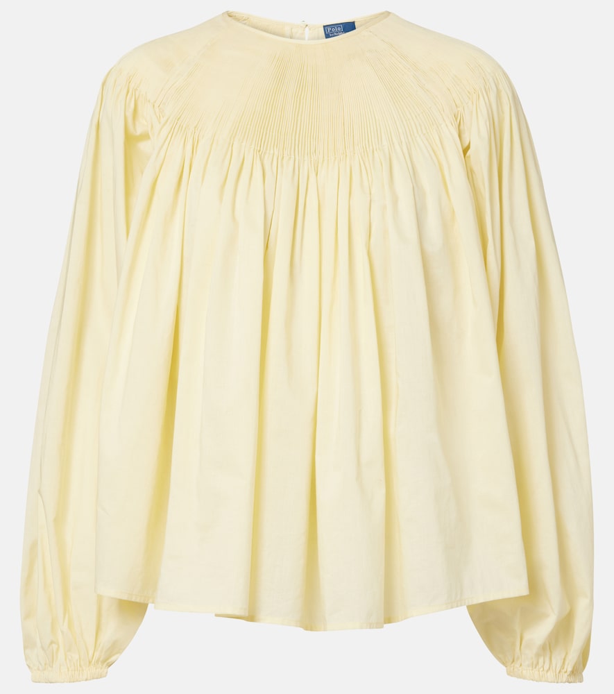 Polo Ralph Lauren Women's Yellow Cotton Blouse UK Size 14 - Mytheresa