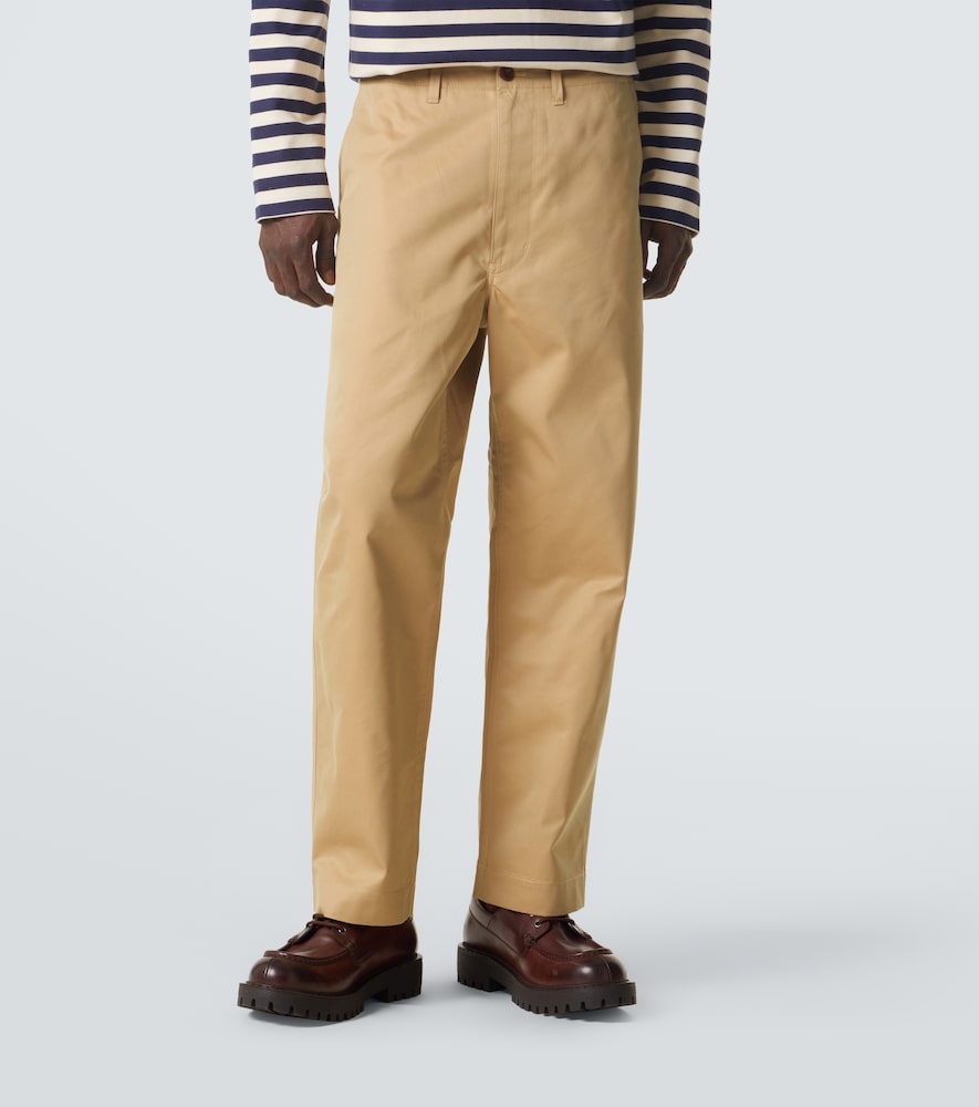  Junya Watanabe Junya Watanabe Cotton-blend Straight Pants 