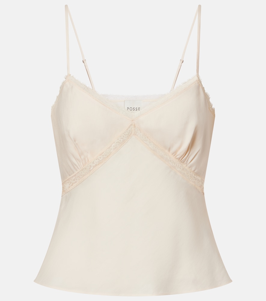 Posse Perla lace-trimmed camisole