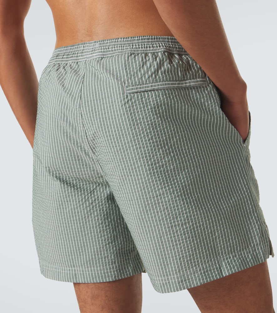 Striped Swim Trunks