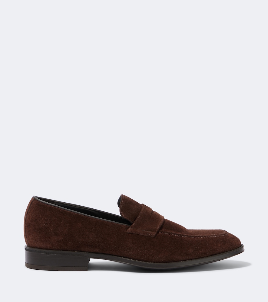 Suede Penny Loafers