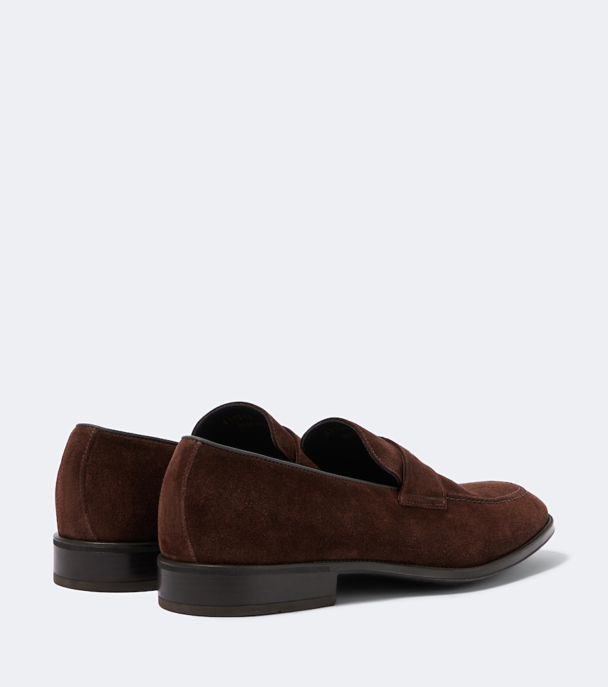 Suede Penny Loafers