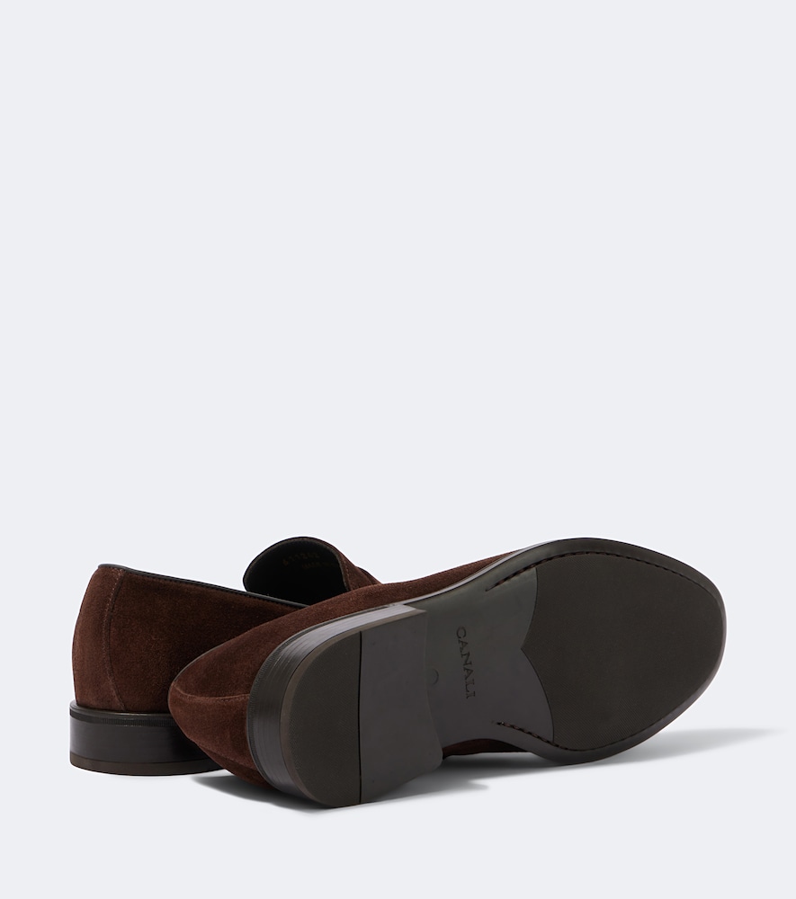 Suede Penny Loafers