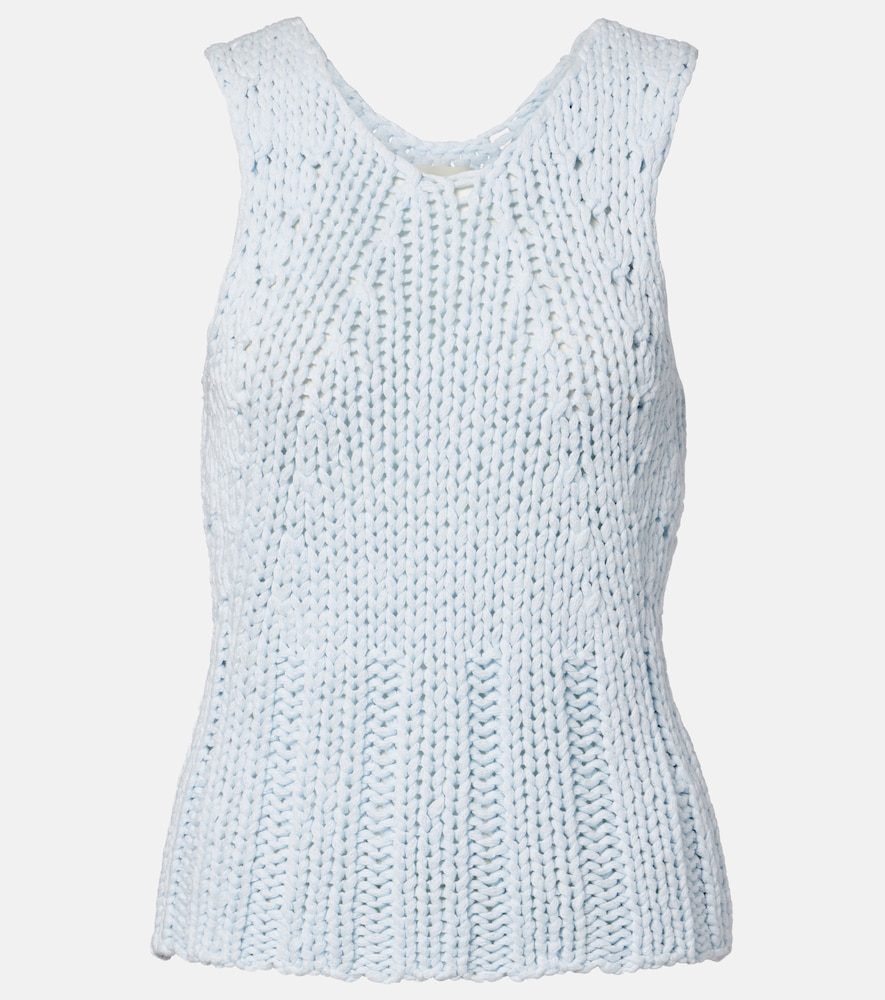 Top Cassie in maglia di cotone