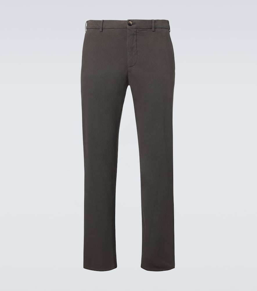 Pantaloni chinos regular in misto cotone