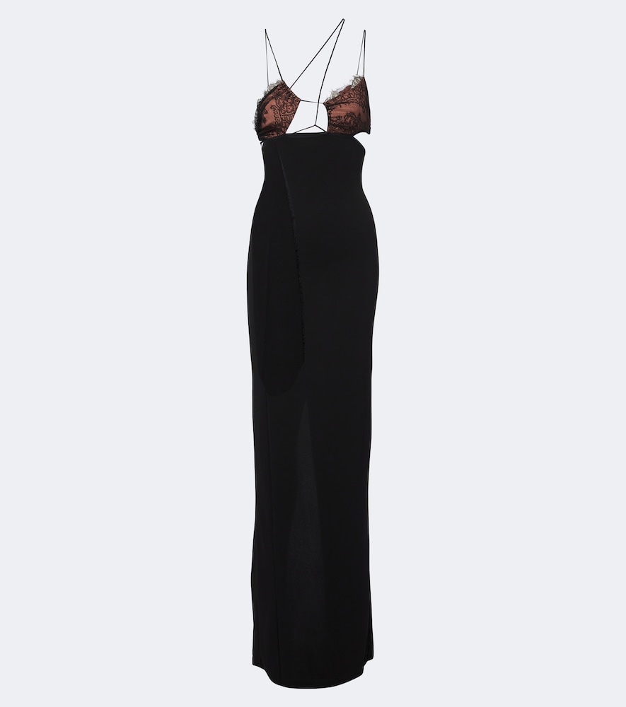 Maxikleid mit Spitze
