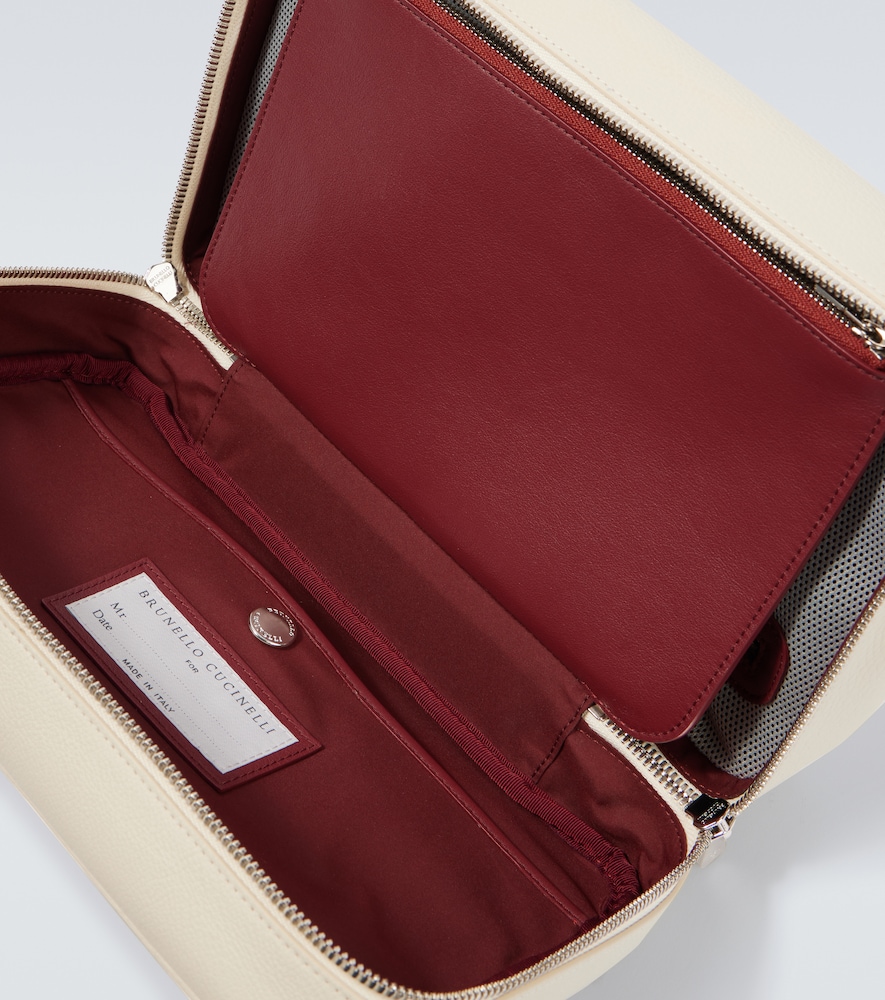 Brunello Cucinelli Leather toiletry bag | Thumbnail 4