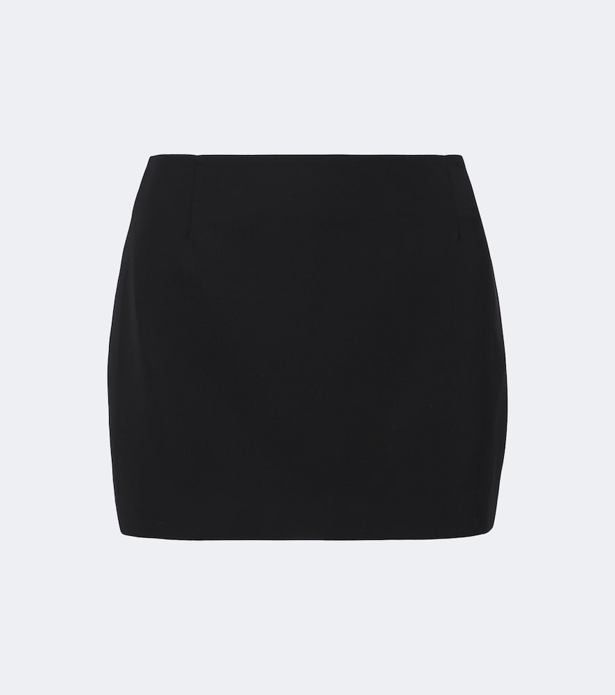 Virgin Wool Miniskirt