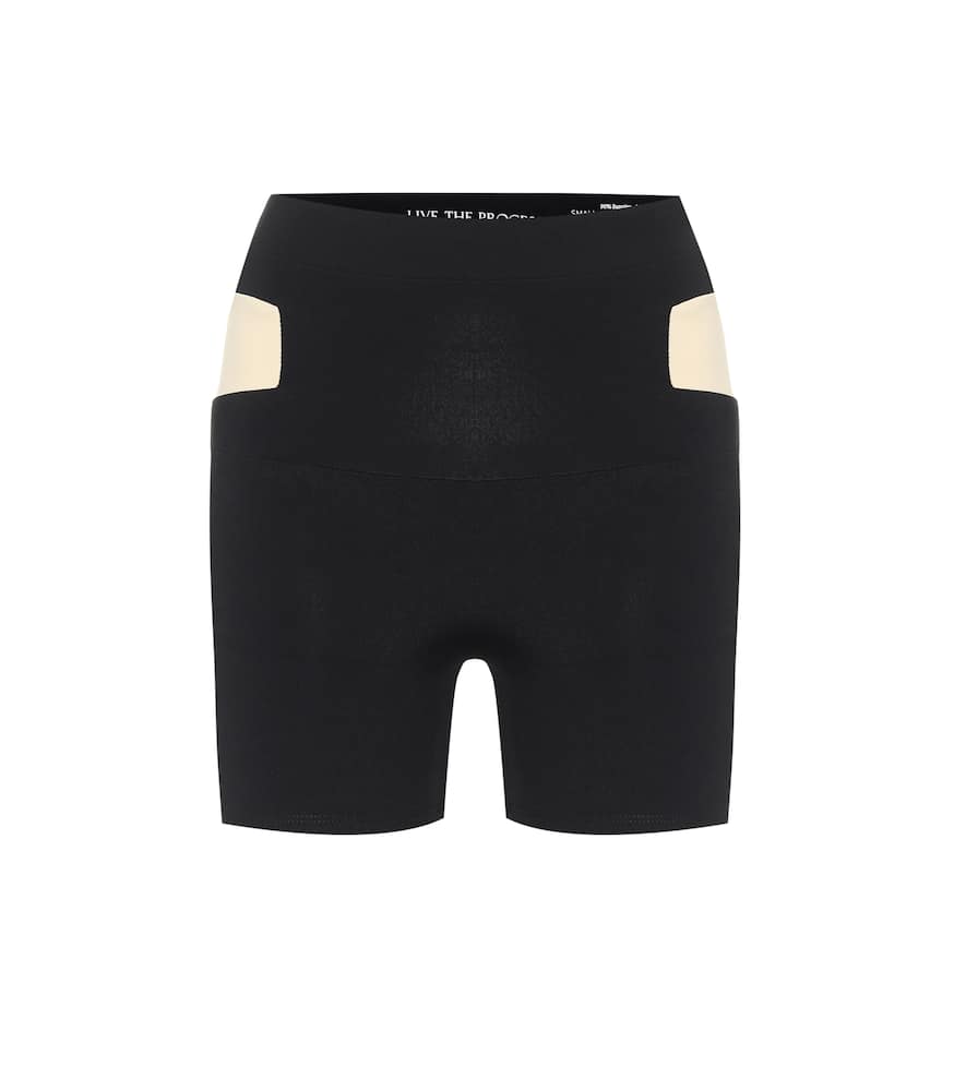 Click to view more detailed imagery on our partner's website Live The Process Cosmic Panelled Jersey Cycling Shorts In Black