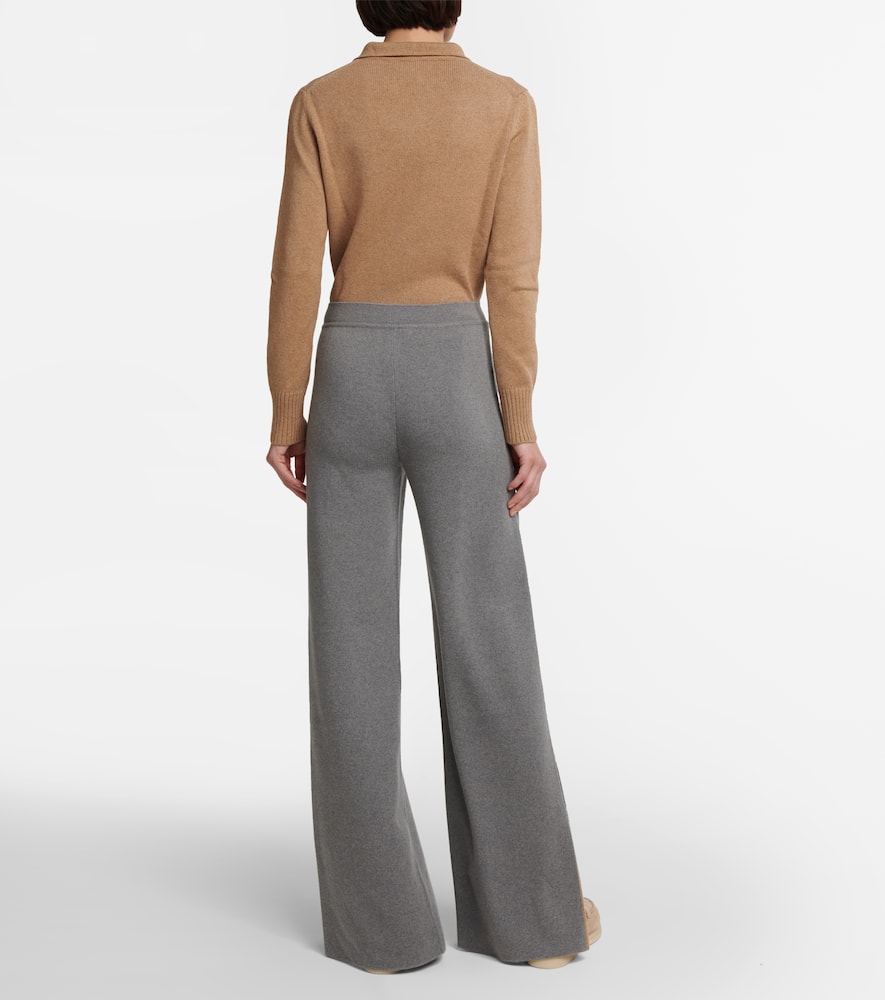 Shop Loro Piana Wide Cashmere Pants