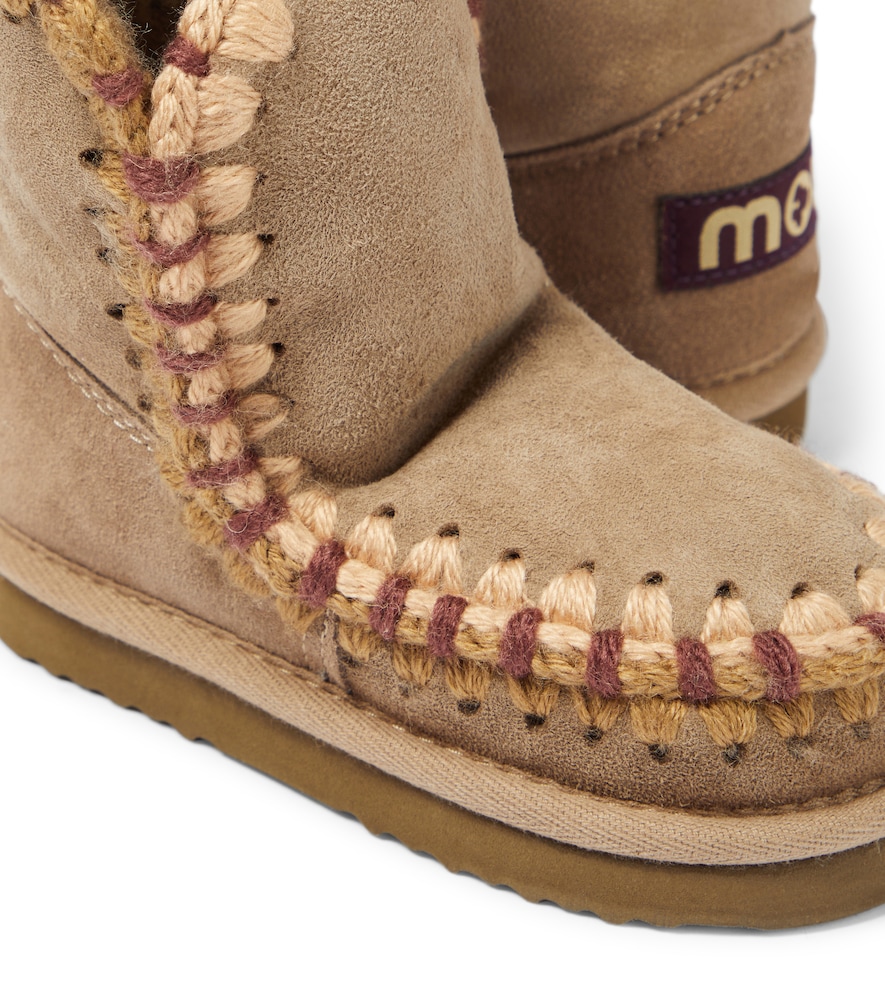  Mou Kids Mou Kids Stiefel Aus Veloursleder Mit Shearling 