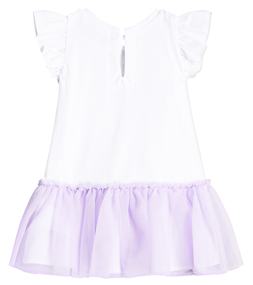  Monnalisa Monnalisa Baby Kleid Aus Jersey Mit Tüll 