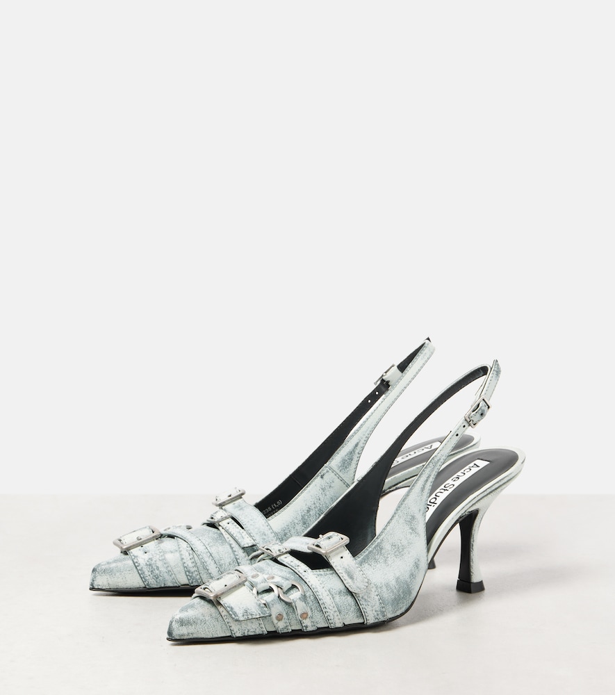  Acne Studios Acne Studios Leather Slingback Pumps 