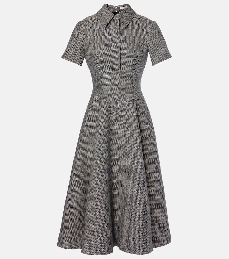 Emilia Wickstead Jody cotton and linen midi dress