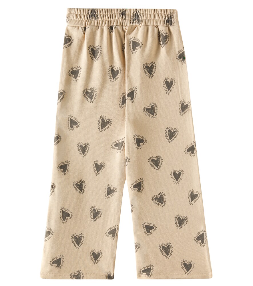  Rylee + Cru Rylee + Cru Weite Hose Hearts Aus Einem Baumwollgemisch 