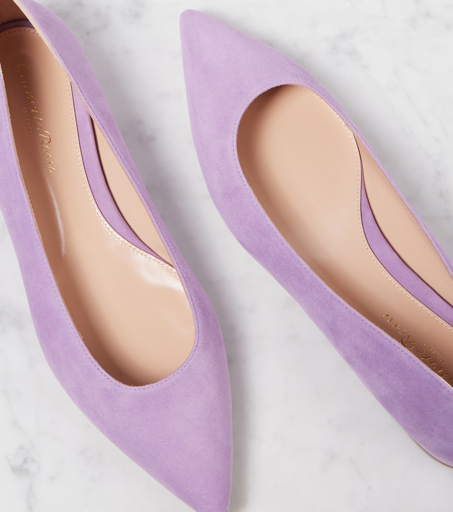 Gianvito Rossi Gianvito suede ballet flats