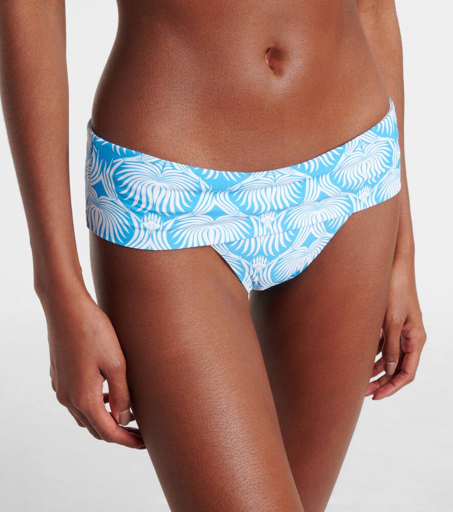 Melissa Odabash Brussels Printed Bikini Bottoms In Blue