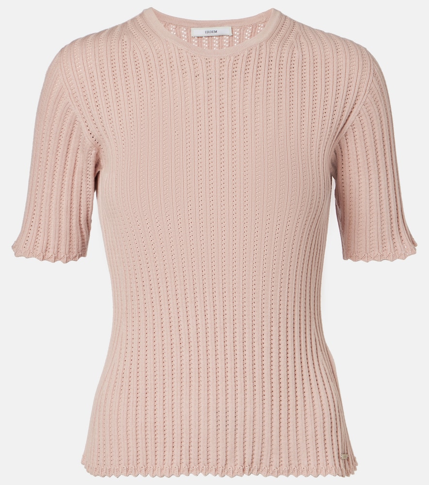 Pointelle cotton top