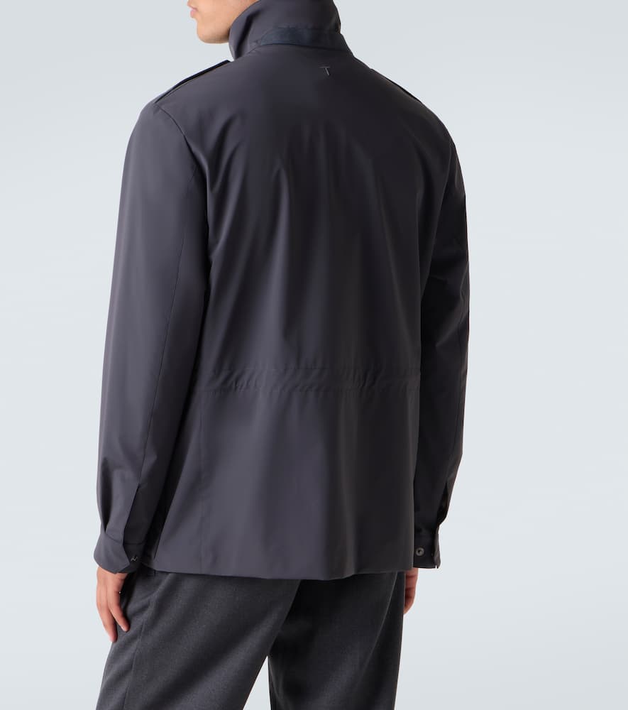 Tod's Field Jacket In Gray
