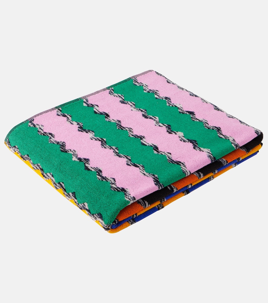 Striped cotton towel
