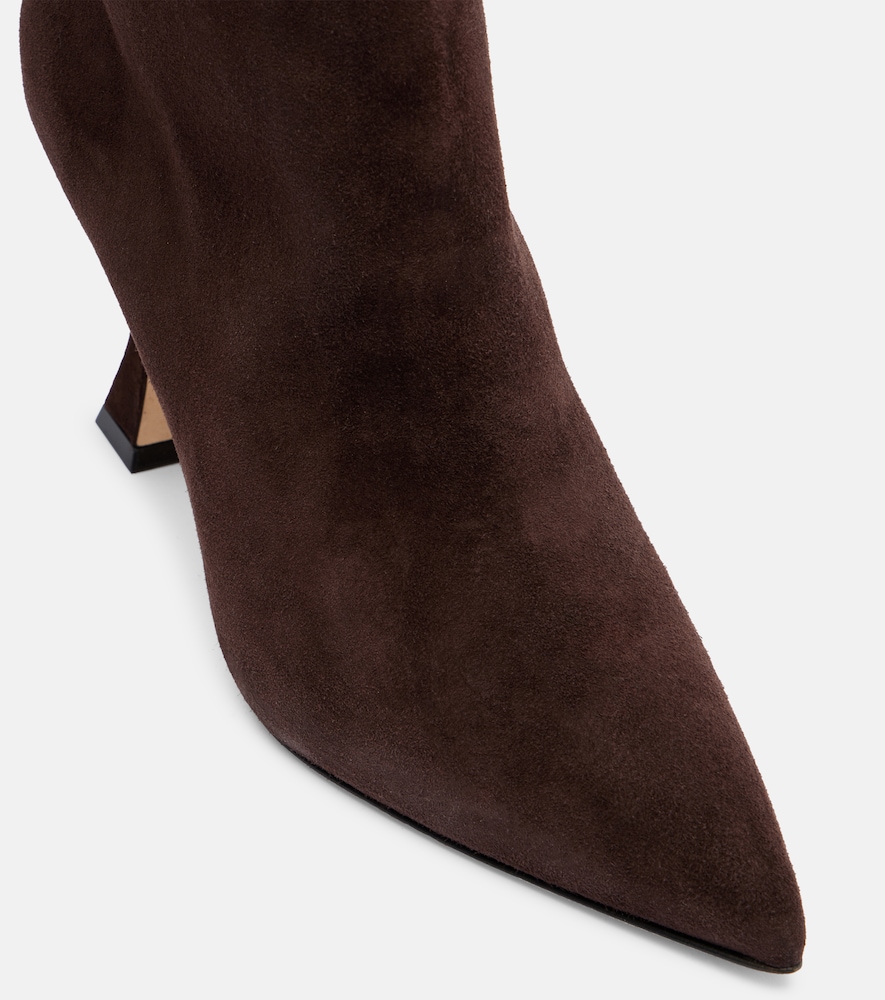  Manolo Blahnik Manolo Blahnik Stiefel Miralonepla 90 Aus Veloursleder 
