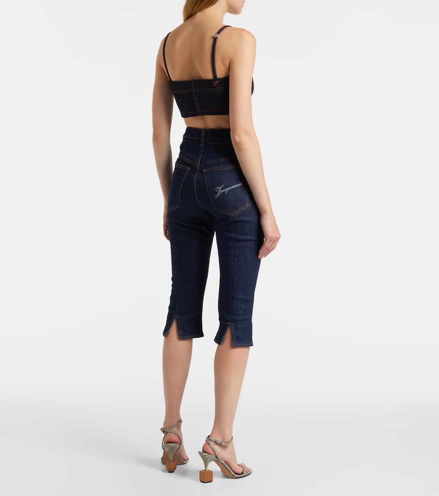 Jacquemus Fernando De-nîmes Capri Jeans In Blue