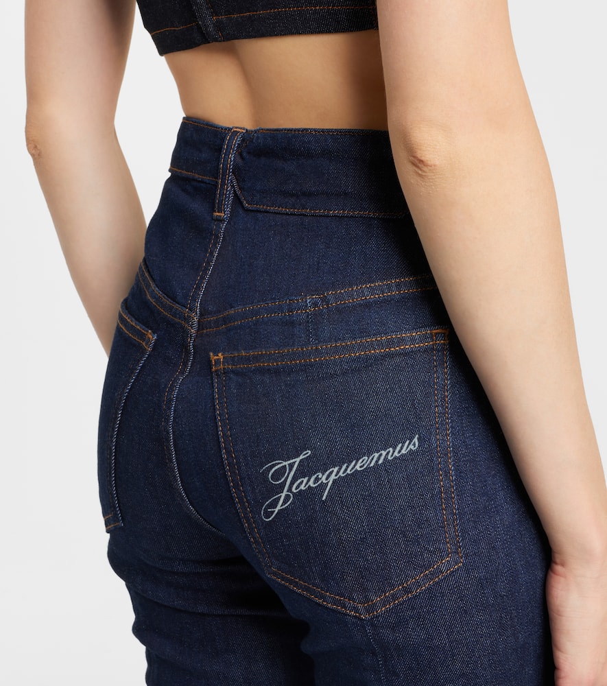 Jacquemus Fernando De-nîmes Capri Jeans In Blue