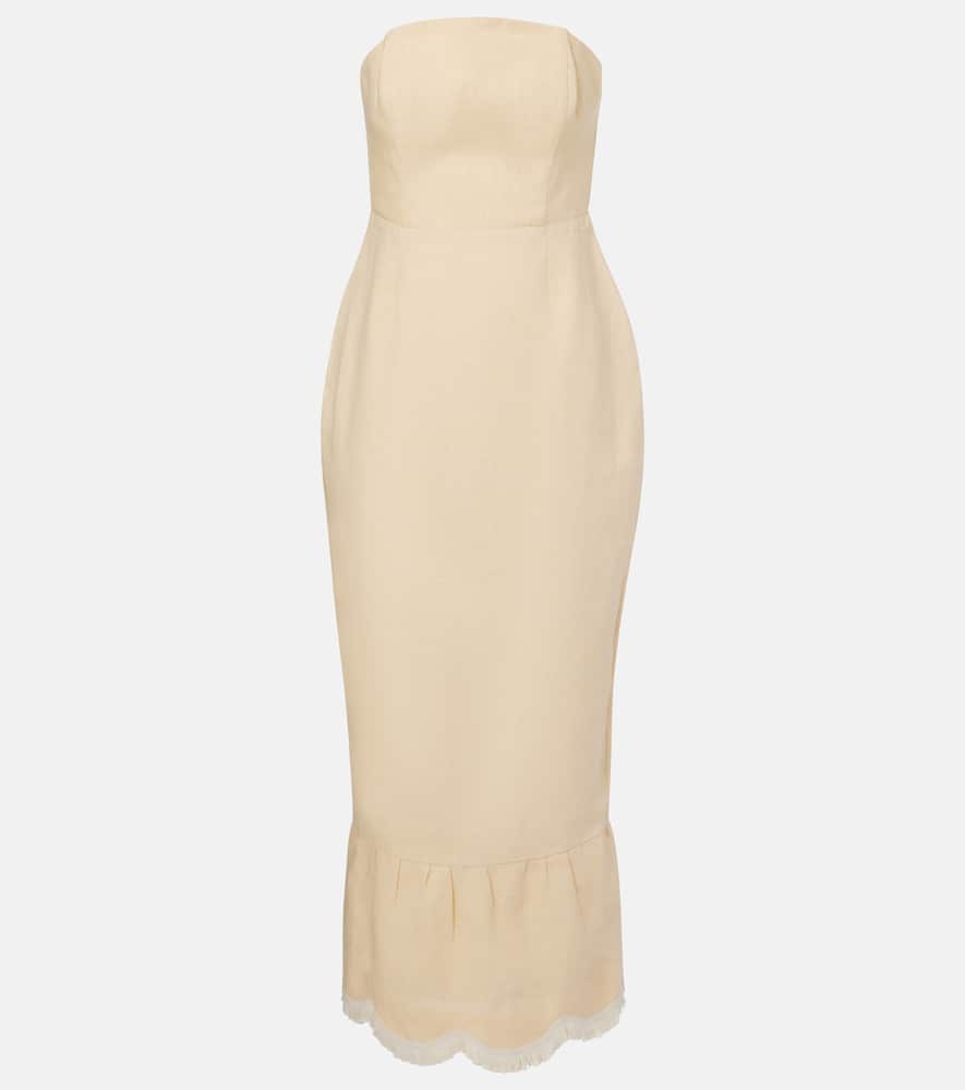 Essie linen maxi dress