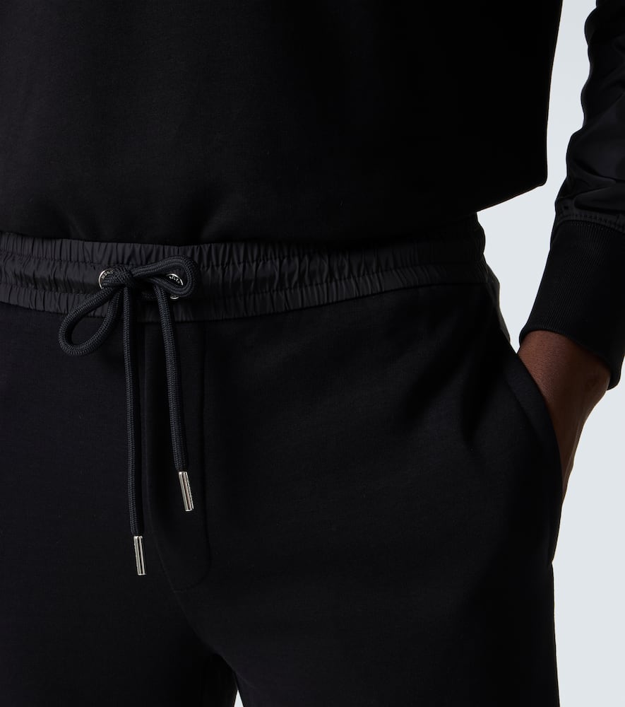 Moncler Jogginghose Aus Einem Baumwollgemisch In Black