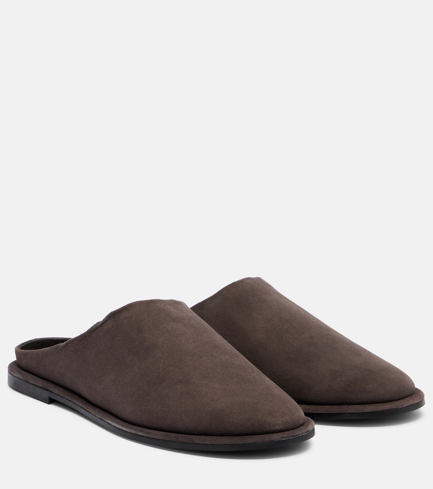 A.emery A. Emery Spencer Suede Mules In Brown