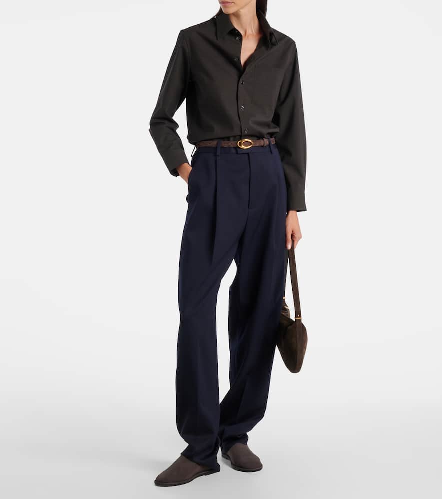 A.emery A. Emery Spencer Suede Mules In Brown