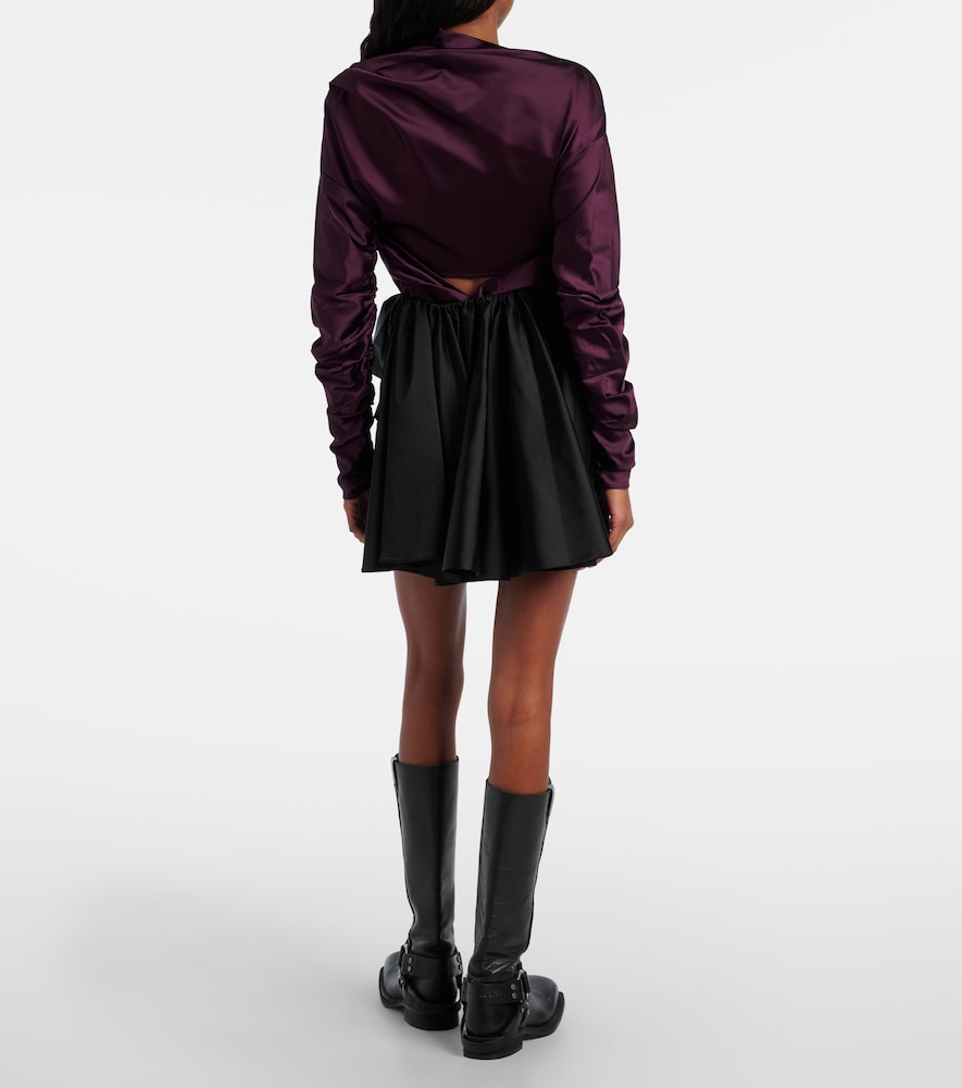  Ganni Ganni Draped Miniskirt 