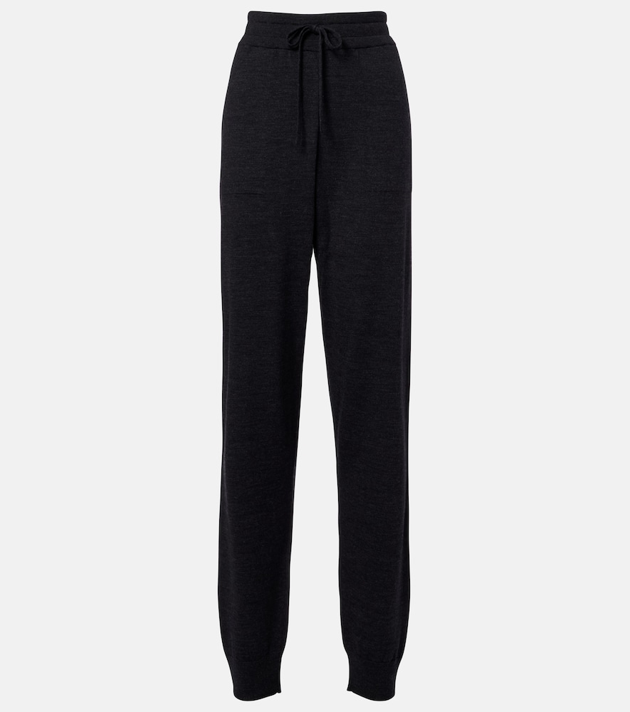 Tod's Knitted Virgin Wool Straight Leg Pants