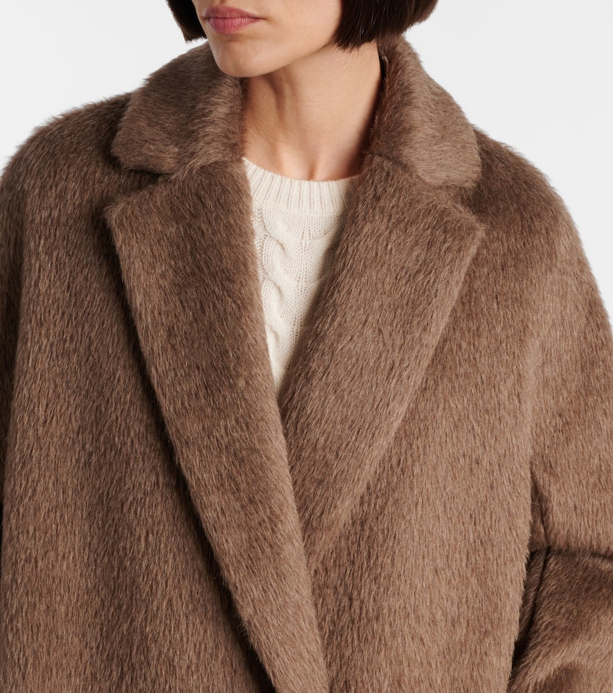 Giorgia alpaca and wool-blend coat