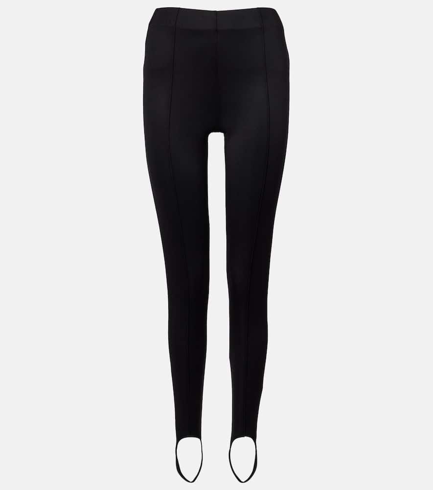 The Frankie Shop Stirrup-style Leggings With High Waist In Black