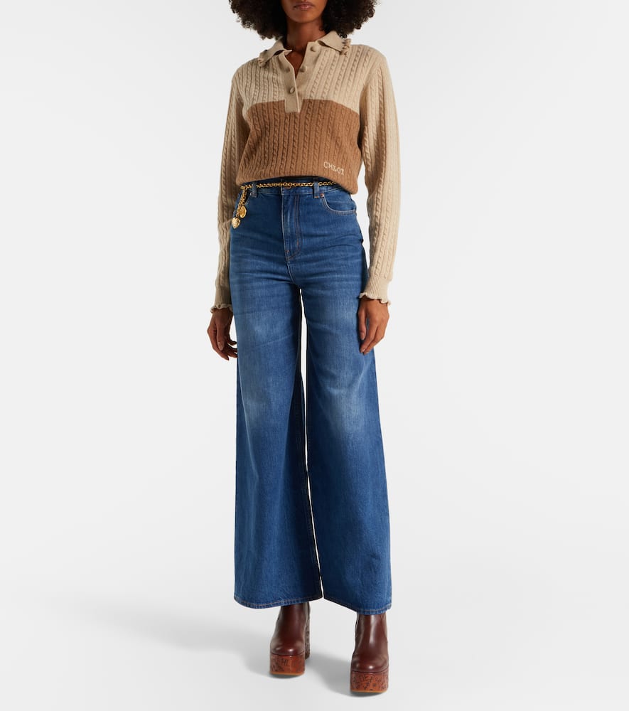 Chloé Maxime Leather Ankle Boots In Brown