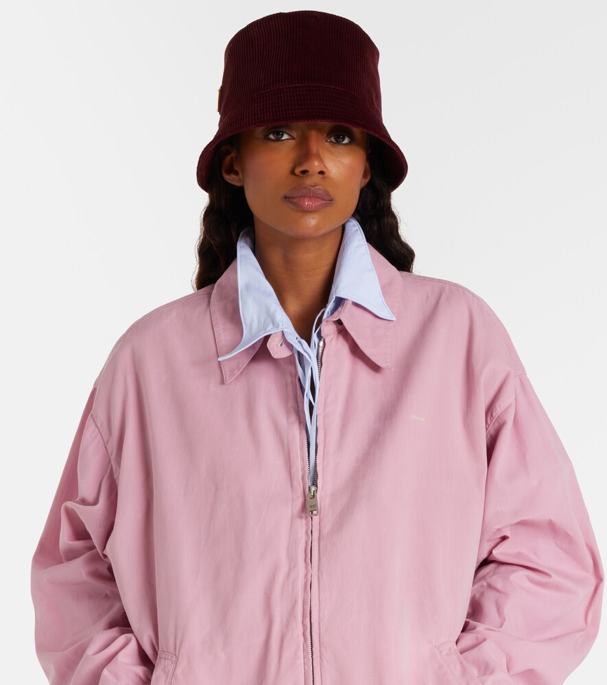 Prada Cotton corduroy bucket hat