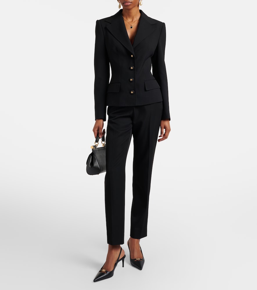 Dolce & Gabbana Virgin wool tapered pants