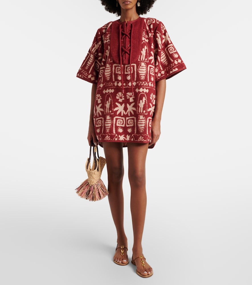 Alémais x LRNCE Maya cotton minidress