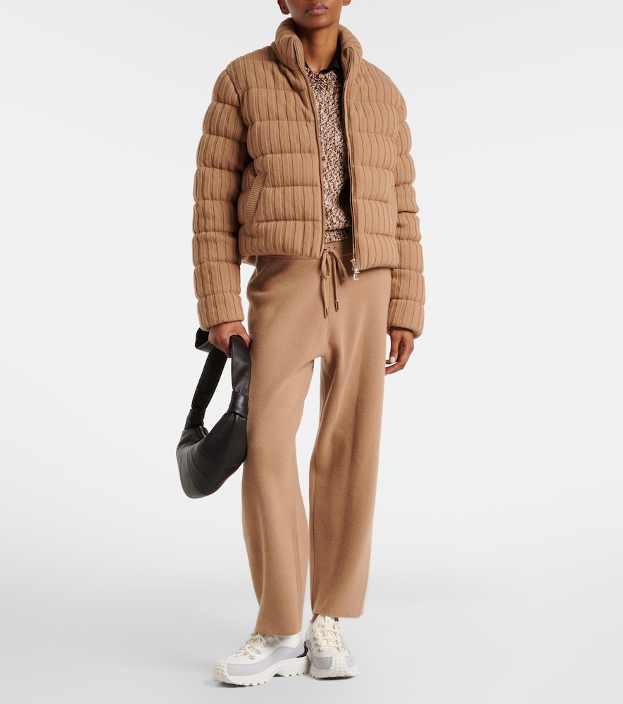  Moncler Moncler Wool And Cashmere Down Jacket 