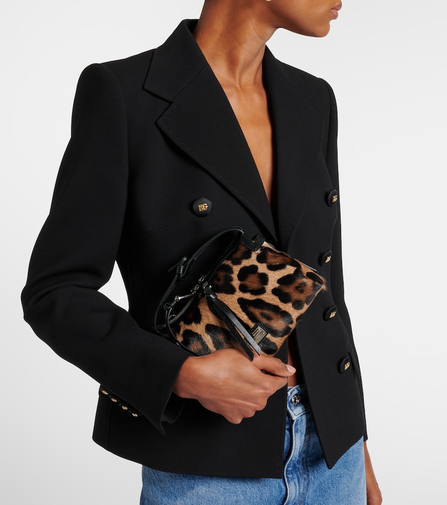 Dolce & Gabbana Vittoria leopard-print calf hair tote bag