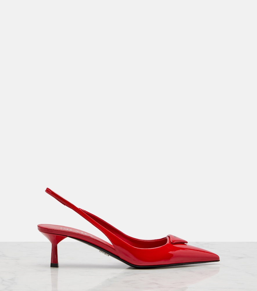  Prada Prada Slingback-pumps 55 Aus Lackleder 