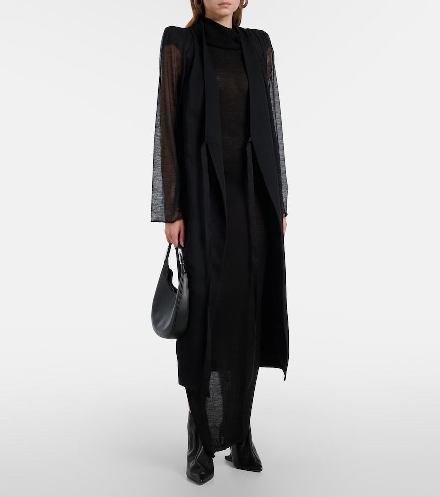  Rick Owens Rick Owens Cyclops Wool Wrap Coat 