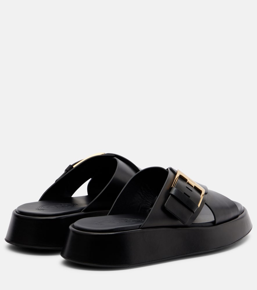 Leather Slides