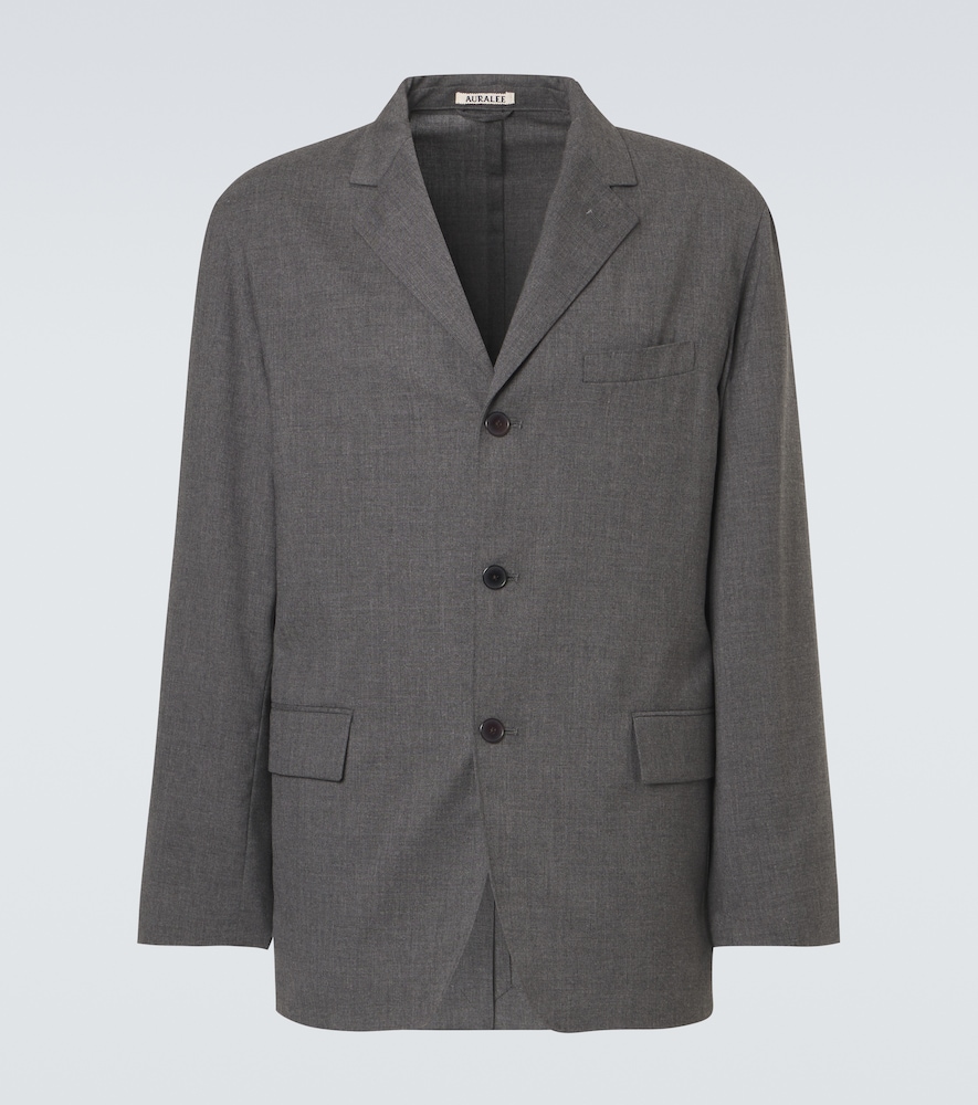 Auralee Cashmere poplin blazer