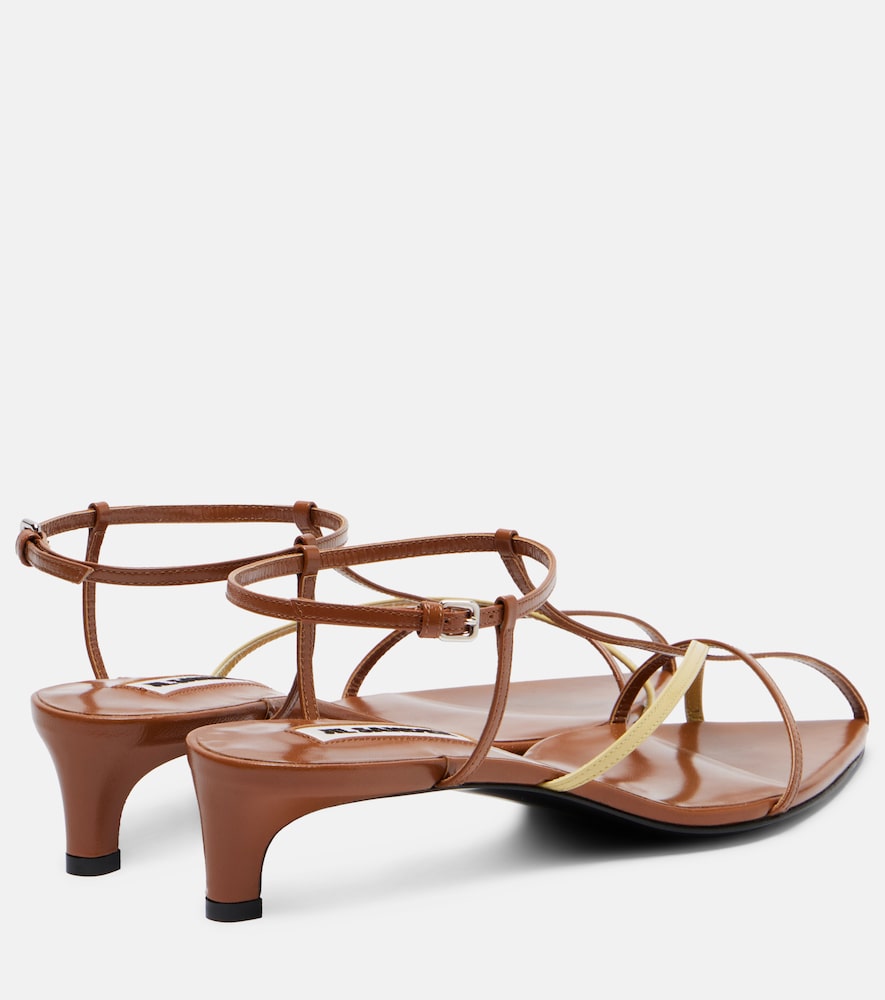  Jil Sander Jil Sander Sandalen 35 Aus Leder 