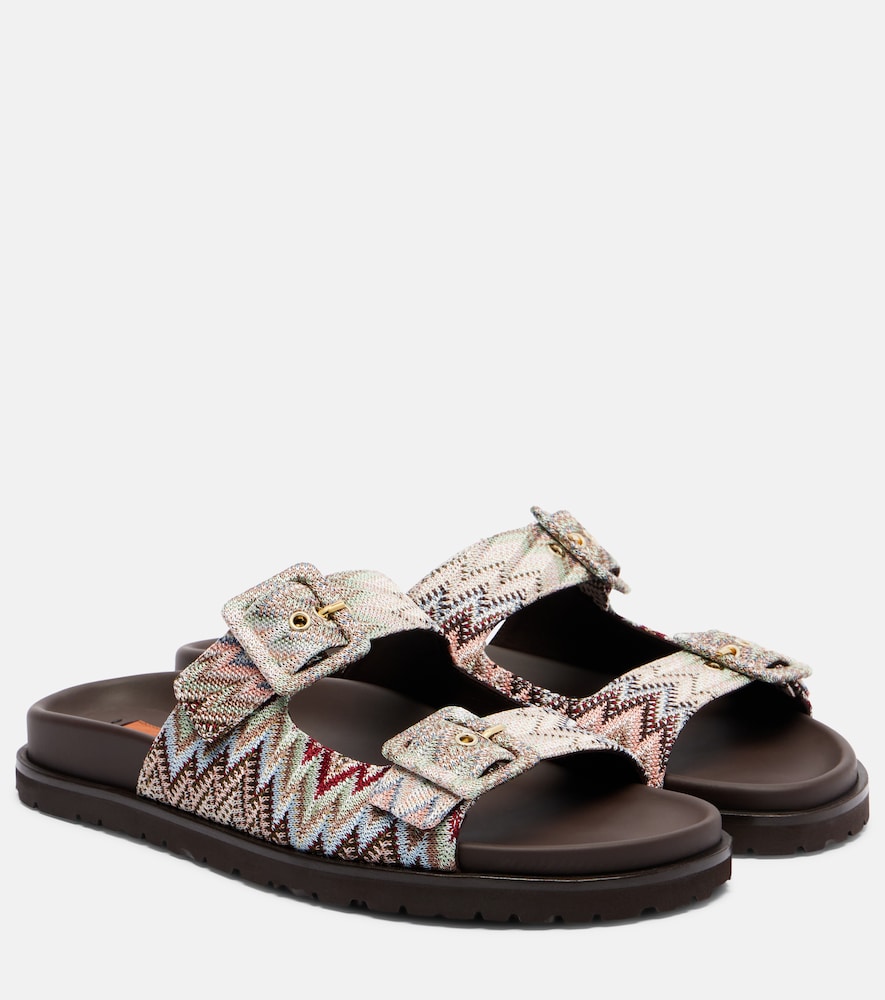 Missoni Women's Multicoloured Clea Zigzag Sandals UK Size 5 - Mytheresa