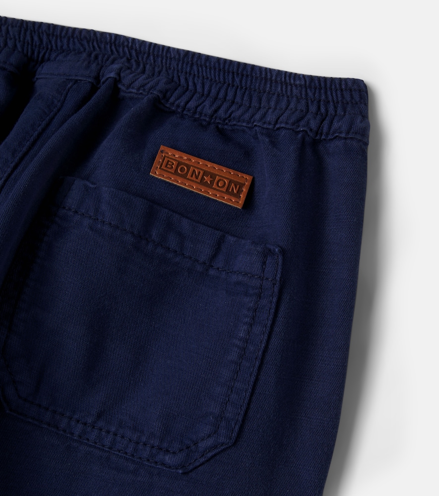  Bonton Bonton Hose Matcha Aus Baumwolle Und Leinen 