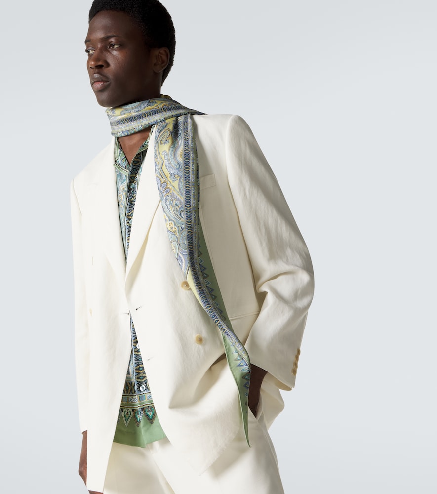  Etro Etro Printed Silk Scarf 